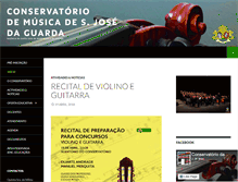 Tablet Screenshot of conservatoriodaguarda.org